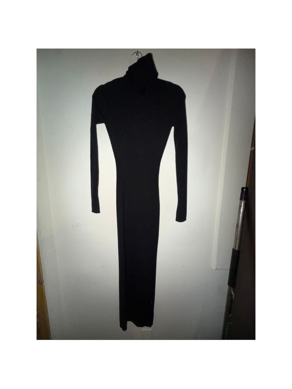 BOA Black Turtleneck Maxi Dress